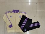Real Madrid 24-25 Kids' Long Zipper Jacket in Apricot - 图片 3