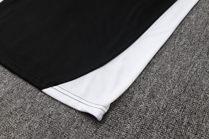 Real Madrid 24-25 Vest Black with Purple Collar - 图片 3