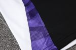 Real Madrid 24-25 Vest Black with Purple Collar - 图片 4