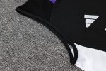 Real Madrid 24-25 Vest Black with Purple Collar - 图片 6