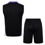 Real Madrid 24-25 Vest Black with Purple Collar - 图片 7