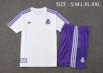 Real Madrid White Retro Edition Short Sleeve - 图片 2