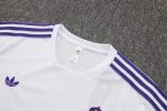 Real Madrid White Retro Edition Short Sleeve - 图片 6