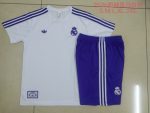 Real Madrid White Retro Edition Short Sleeve - 图片 9