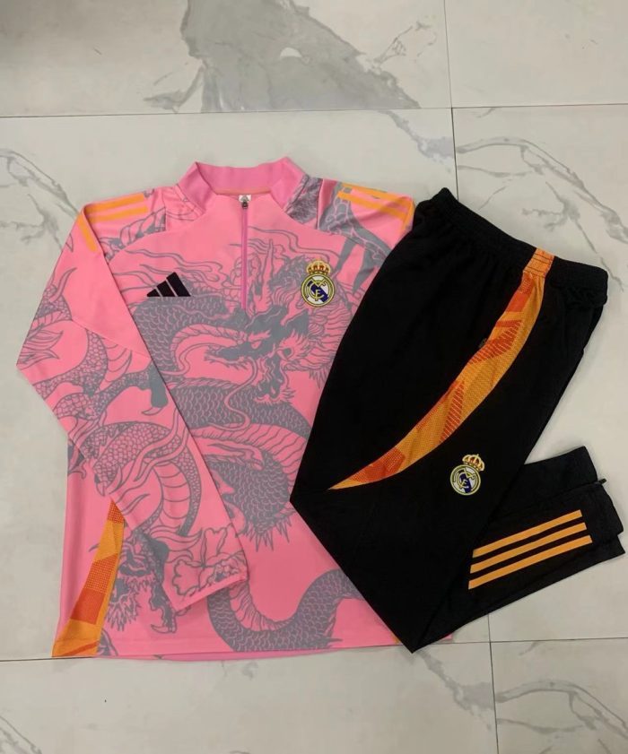 Real Madrid 24/25 Half-Zip Pink (Spray Ink Dragon) - 图片 9
