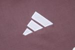 Real Madrid Gray Purple Short Sleeve Training Suit - 图片 5