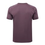 Real Madrid Gray Purple Short Sleeve Training Suit - 图片 7