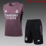 Real Madrid Vest Grey Purple