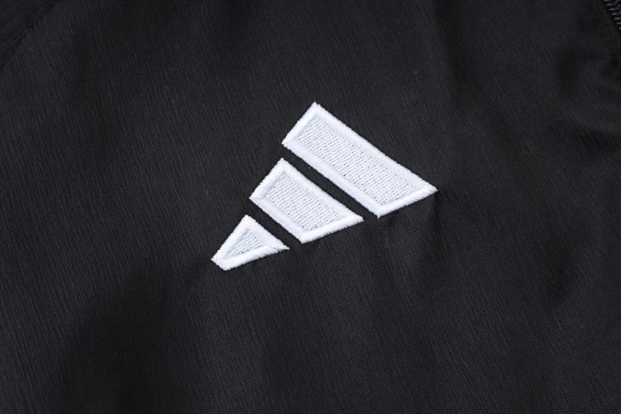 Real Madrid 25/26 Black Windbreaker - 图片 6