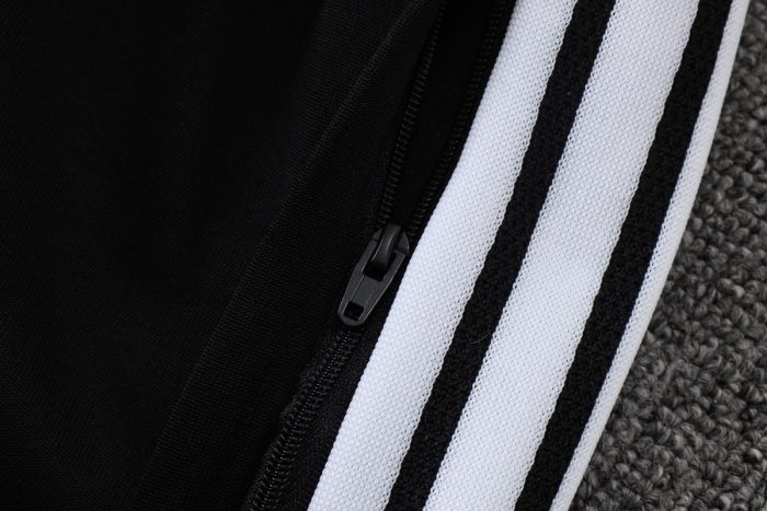 Real Madrid White Long Zipper Jacket - 图片 4