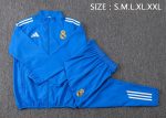 Real Madrid 25/26 Blue Windbreaker - 图片 2