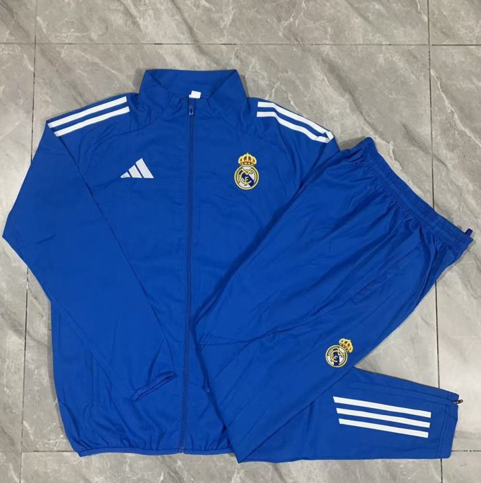 Real Madrid 25/26 Blue Windbreaker - 图片 9