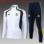 Real Madrid White Retro Edition (Blue Trim) Kids - 图片 2