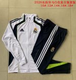 Real Madrid White Retro Edition (Blue Trim) Kids - 图片 3