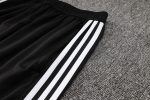 Real Madrid 23-24 White Ink Splatter Chinese Dragon Short Sleeve Training Set with 3/4 Pants - 图片 5