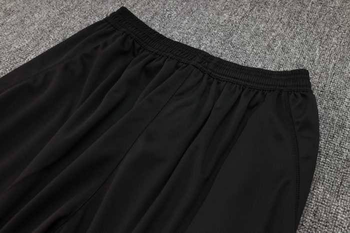 Real Madrid 23-24 Dark Green Short Sleeve Training Set with 3/4 Pants - 图片 3
