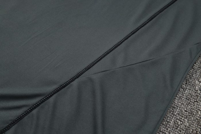 Real Madrid 23-24 Dark Green Short Sleeve Training Set with 3/4 Pants - 图片 5