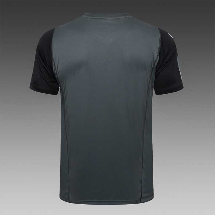 Real Madrid 23-24 Dark Green Short Sleeve Training Set with 3/4 Pants - 图片 8