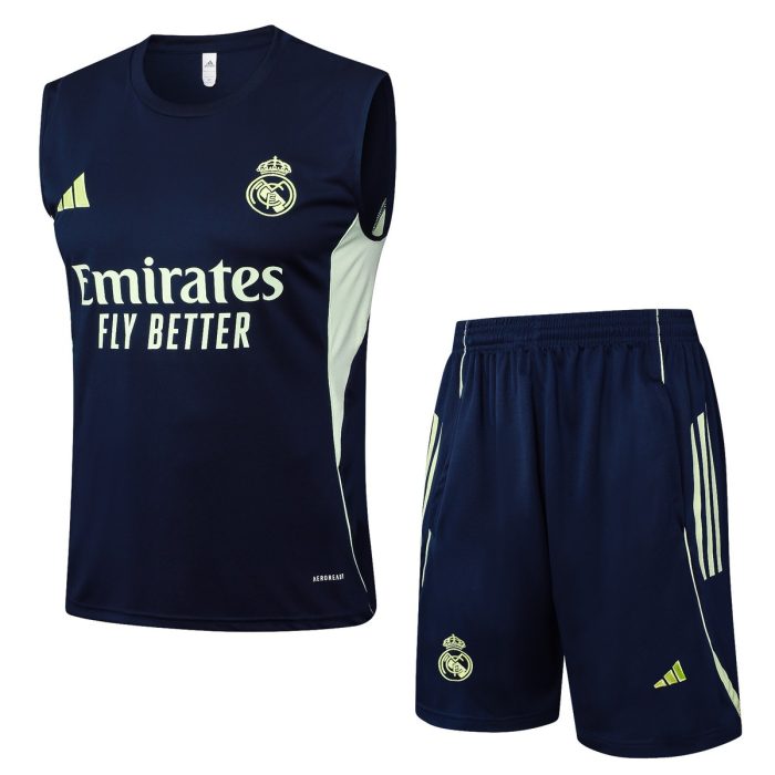Real Madrid 2025/26 Vest Blue - 图片 8