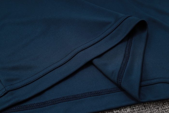 Real Madrid 23-24 Half Zip Jacket Royal Blue - 图片 4