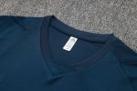 Real Madrid 23-24 Short Sleeve Training Suit in Royal Blue (with Pants) - 图片 6