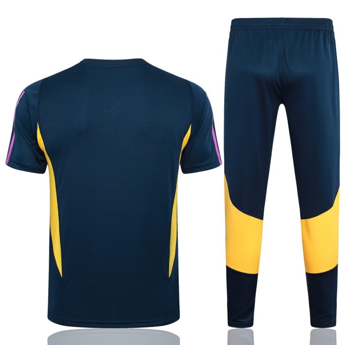 Real Madrid 23-24 Short Sleeve Training Suit in Royal Blue (with Pants) - 图片 7