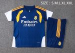 Real Madrid Short Sleeve Training Suit - Blue - 图片 2