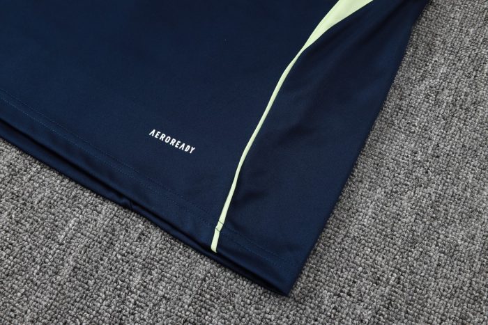 Real Madrid Semi-Zip Jacket in Cyan - 图片 4