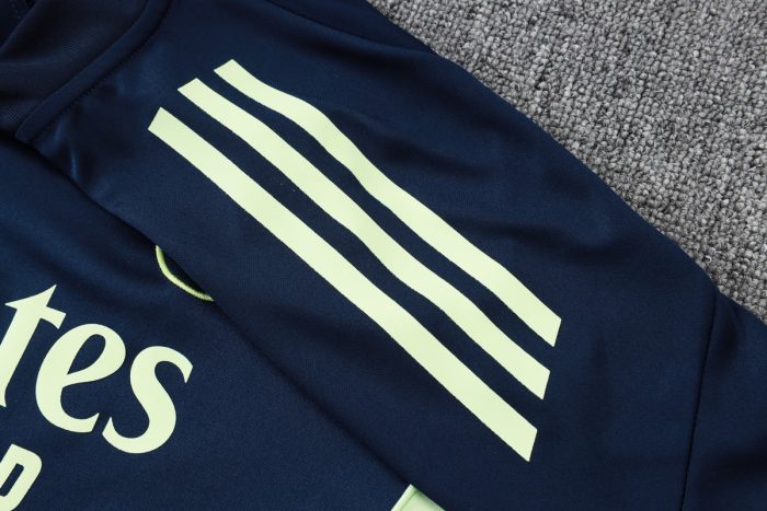 Real Madrid Semi-Zip Jacket in Cyan - 图片 5