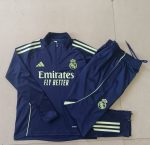 Real Madrid Semi-Zip Jacket in Cyan - 图片 9
