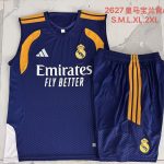 Real Madrid Training Vest Navy Blue