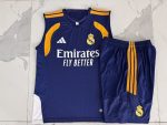 Real Madrid Training Vest Navy Blue - 图片 2