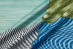 Real Madrid Blue Green Stripe Splatter Short Sleeve Training Shirt - 图片 6