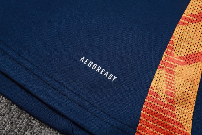 Real Madrid 24/25 Semi-Zip Jacket Navy Blue - 图片 4