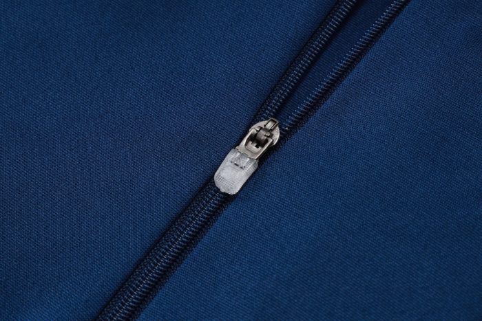 Real Madrid 24/25 Semi-Zip Jacket Navy Blue - 图片 6