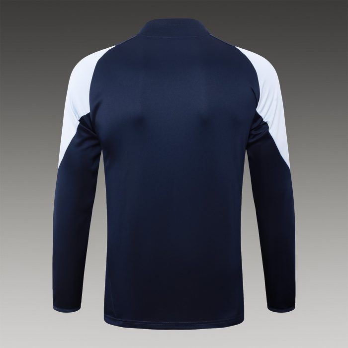 Real Madrid 24/25 Semi-Zip Jacket Light Blue - 图片 3