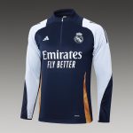 Real Madrid 24/25 Semi-Zip Jacket Light Blue - 图片 4
