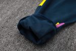 Real Madrid 23-24 Half-Zip Hoodie Navy Blue - 图片 4