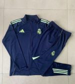 Real Madrid Kids' Long Zipper Jacket in Cyan - 图片 3