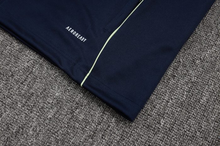 Real Madrid 2025/26 Long Zipper Jacket in Cyan - 图片 2