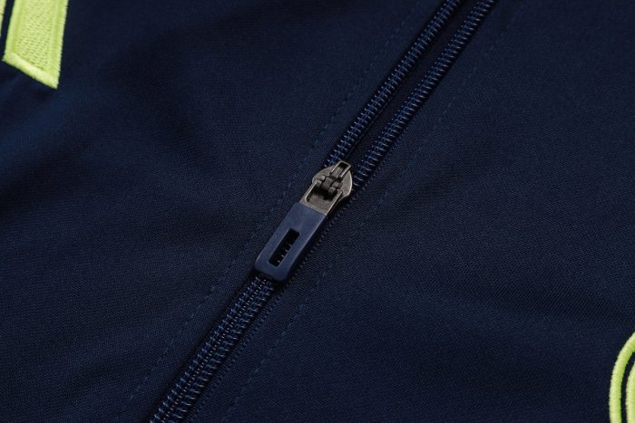 Real Madrid 2025/26 Long Zipper Jacket in Cyan - 图片 5