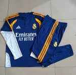 Real Madrid Kids' Half-Zip Jacket in Blue (White Sleeves) - 图片 3
