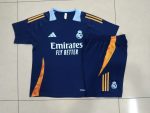 Real Madrid 24-25 Short Sleeve Training Jersey in Blue (Light Blue Collar) - 图片 9