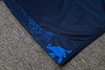 Real Madrid 24/25 Long Zipper Jacket in Royal Blue (Spray Ink Dragon) - 图片 3