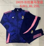 Real Madrid 24/25 Long Zipper Jacket in Royal Blue (Spray Ink Dragon) - 图片 9