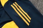 Real Madrid 24/25 Long Zip Jacket in Royal Blue with Yellow Sleeves - 图片 6