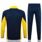 Real Madrid 24/25 Long Zip Jacket in Royal Blue with Yellow Sleeves - 图片 7