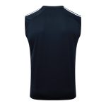 Real Madrid Retro Vest in Light Blue with Green Trim - 图片 7