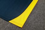 Real Madrid 24-25 Semi-Zip Jacket Blue (Yellow Collar) - 图片 3