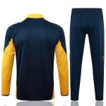 Real Madrid 24-25 Semi-Zip Jacket Blue (Yellow Collar) - 图片 7